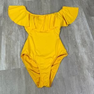 Buru off the shoulder ruffle swimsuit Size XS/S